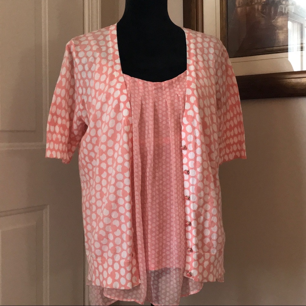 New York & Company Sweater and Cami Set